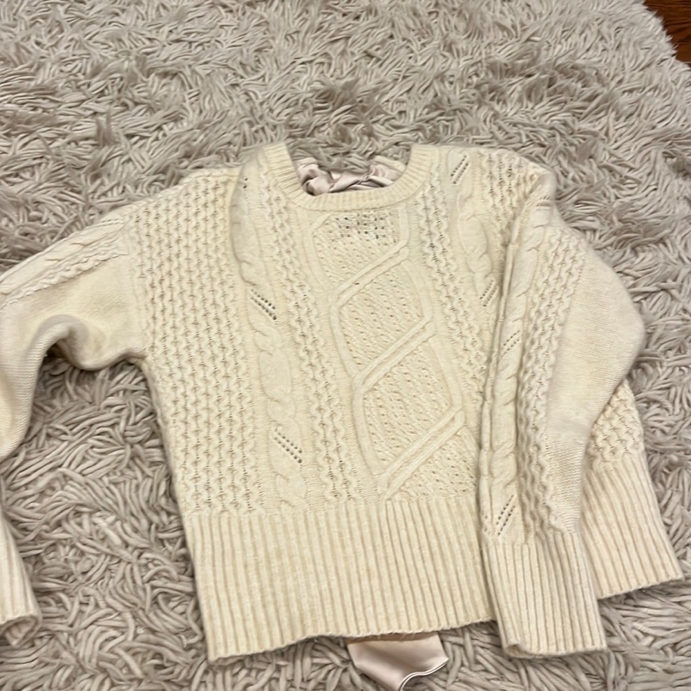 Express cream sweater - worn once